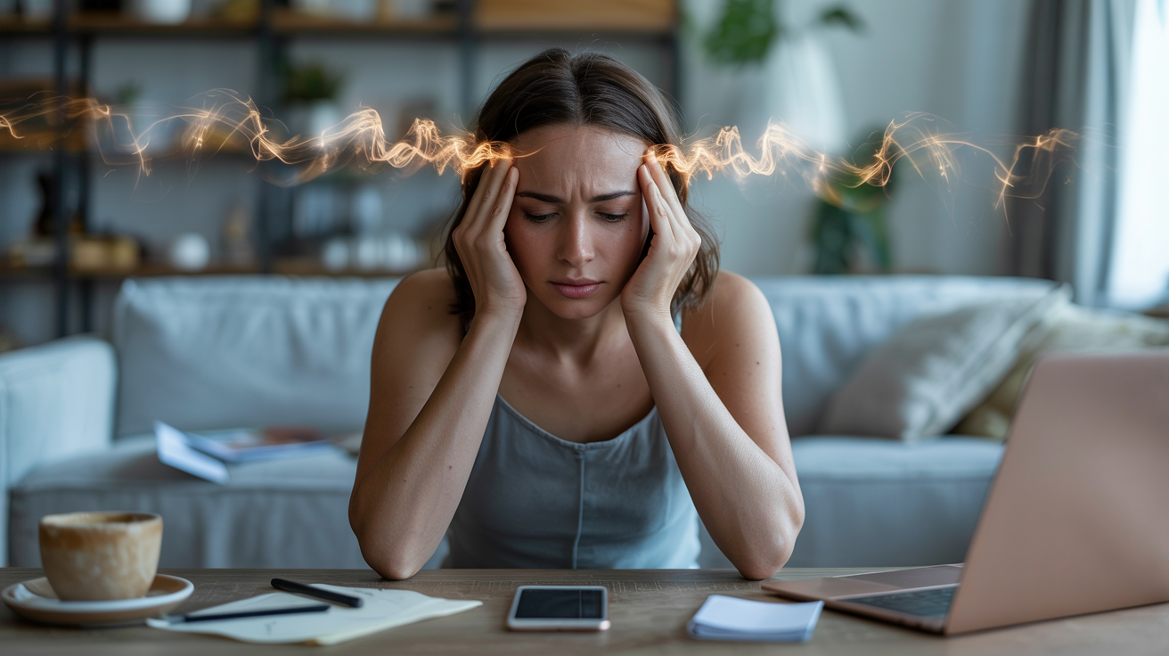 Druck im Kopf durch Stress: Ursachen, Symptome & Warnzeichen