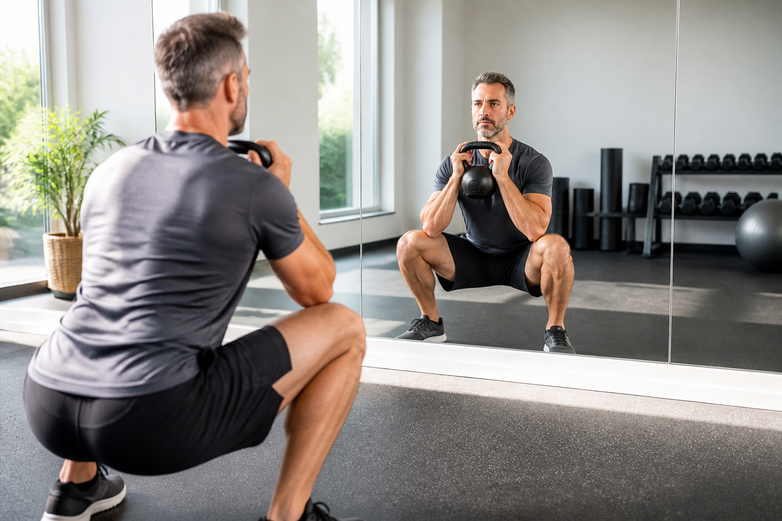 Muskelverlust im Alter stoppen: Gezielte Goblet Squats als effektive Übung um Muskelverlust im Alter zu stoppen